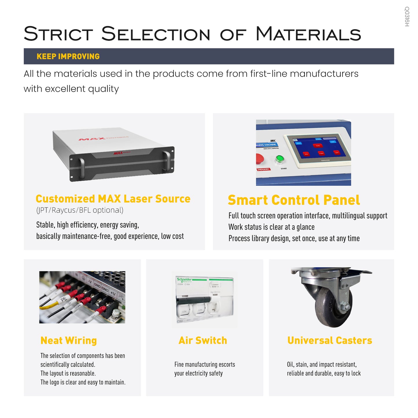 SFX 3KW Single Phase AC220V MAX Laser Cleaning Machine Water Cooling Anti-Freeze Metal Rust Oxide Painting Oil Removal