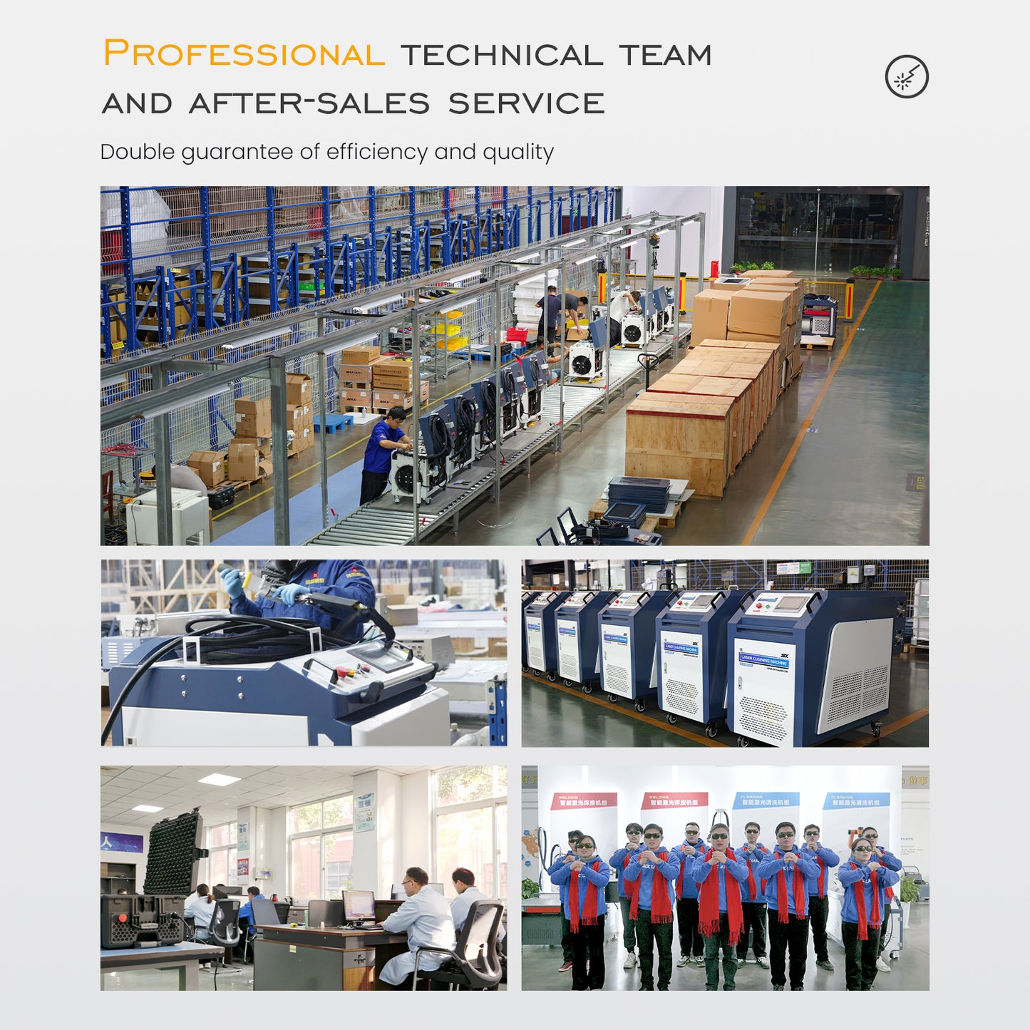 SFX 3KW Single Phase AC220V MAX Laser Cleaning Machine Water Cooling Anti-Freeze Metal Rust Oxide Painting Oil Removal