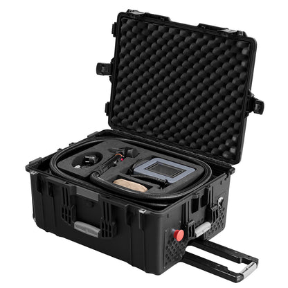 Canada Stock 200W Portable Handheld Pulse Trolley-case Laser Cleaning Metal Rust Oxide Painting Graffiti Oil Remover