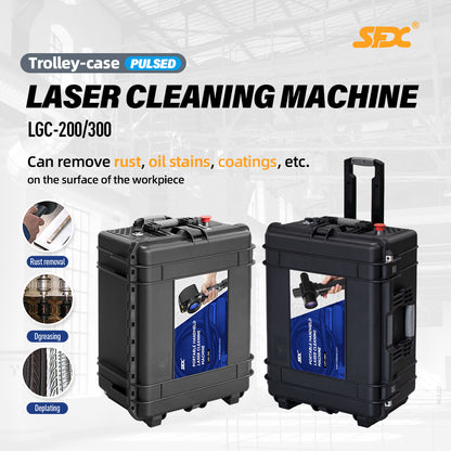 200W/300W/500W/1000W Portable Handheld Pulse Laser Cleaning Machine Metal Rust Oxide Painting Graffiti Oil Remover