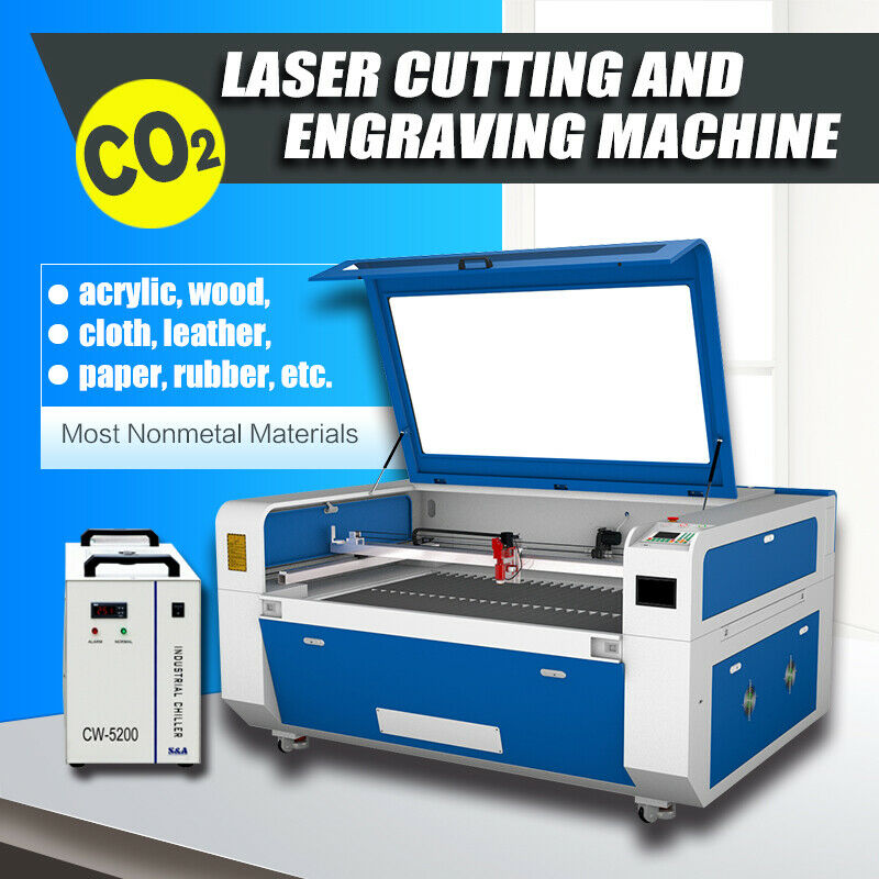 US Stock 180W RECI 51"x35" CO2 Laser Engraving Cutter Machine RUIDA Panel