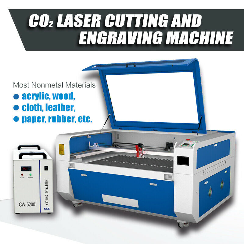US Stock 180W RECI 51"x35" CO2 Laser Engraving Cutter Machine RUIDA Panel