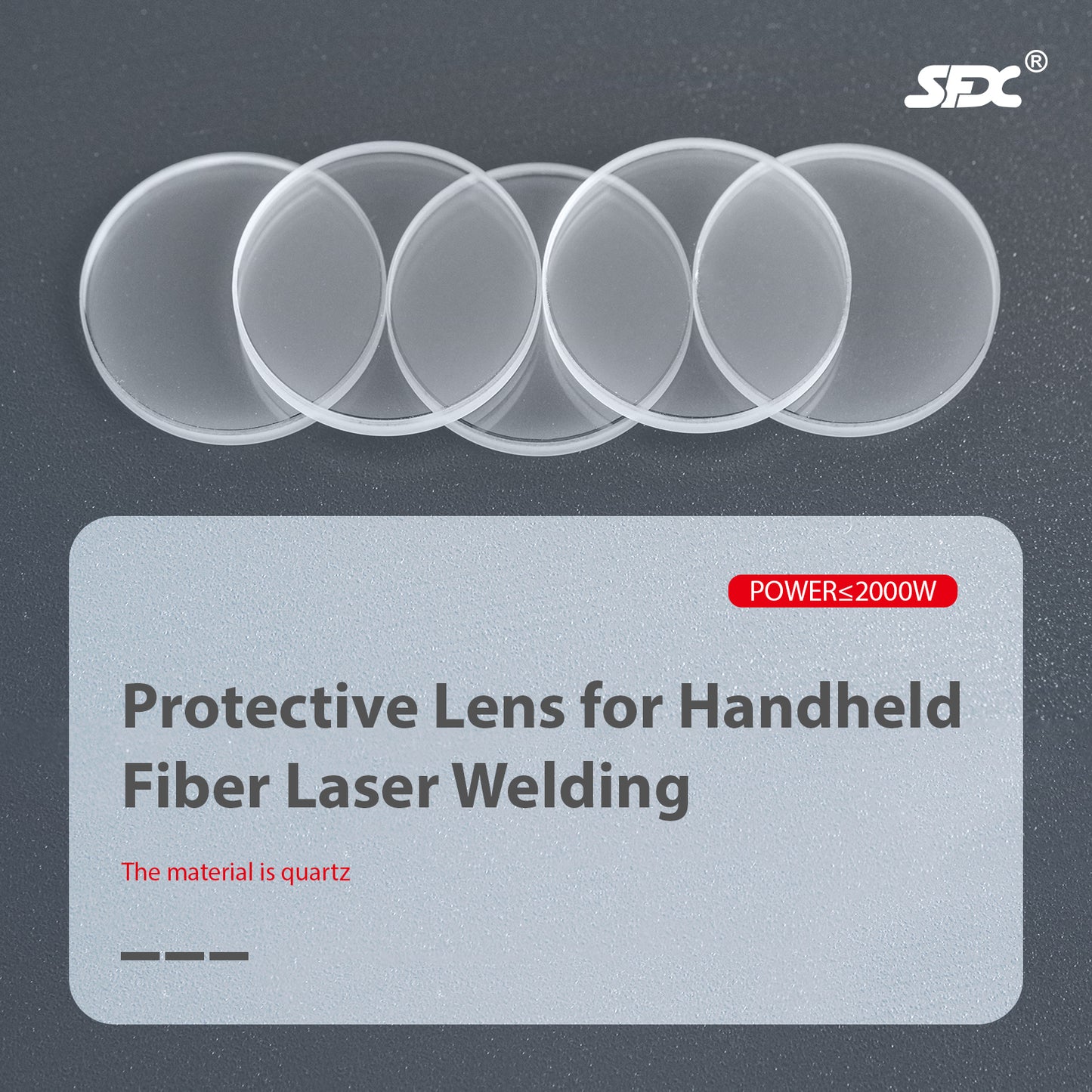 Protective Lens 5 pcs for Handheld Fiber Laser Welding Machine Fiber Laser Welder